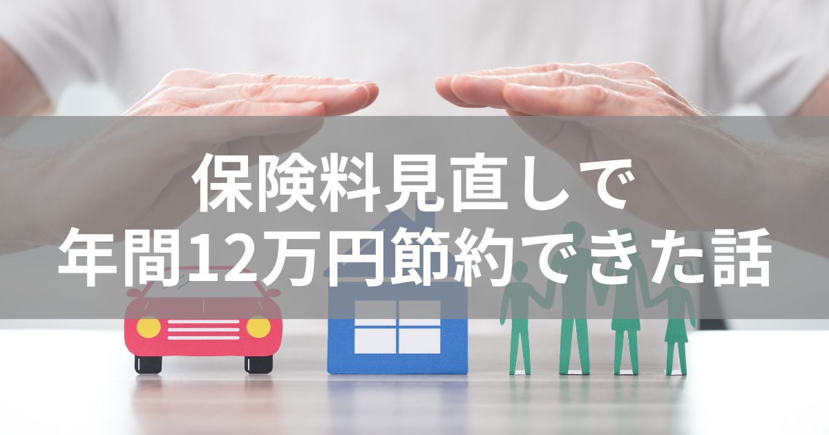 保険料見直しで年間12万円節約できた話