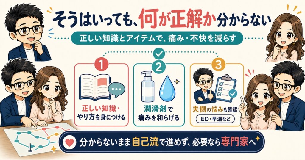 そうはいっても、何が正解か分からない