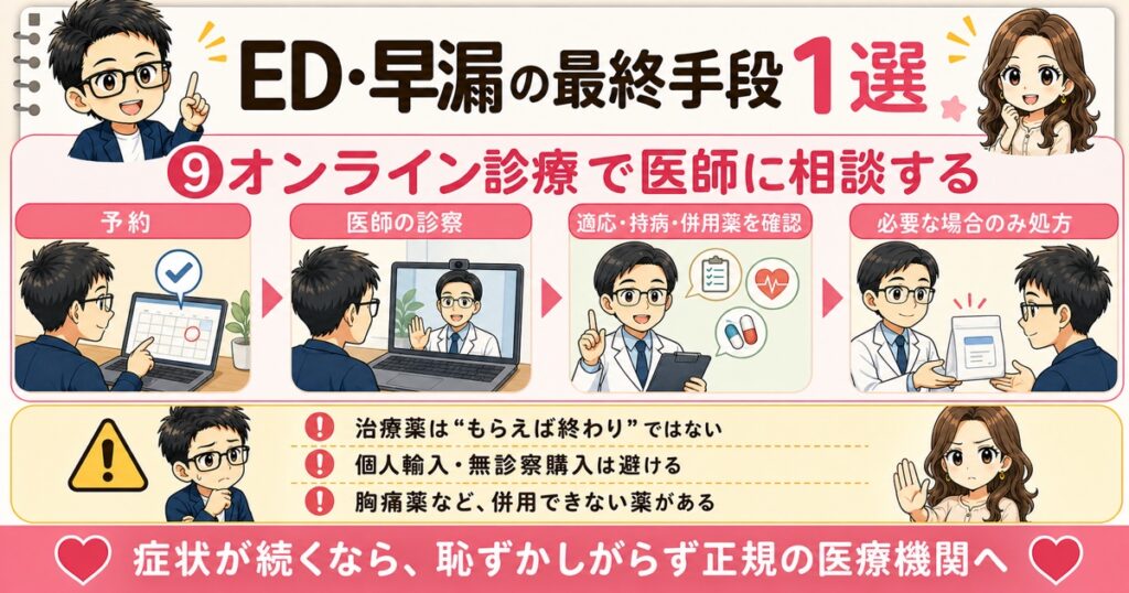 ED・早漏の最終手段1選