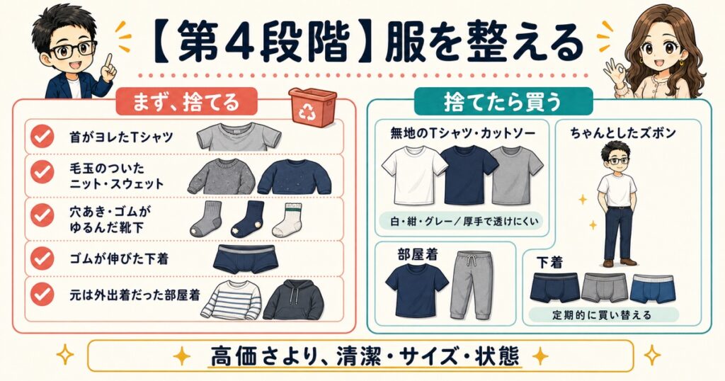 【第4段階】服を整える