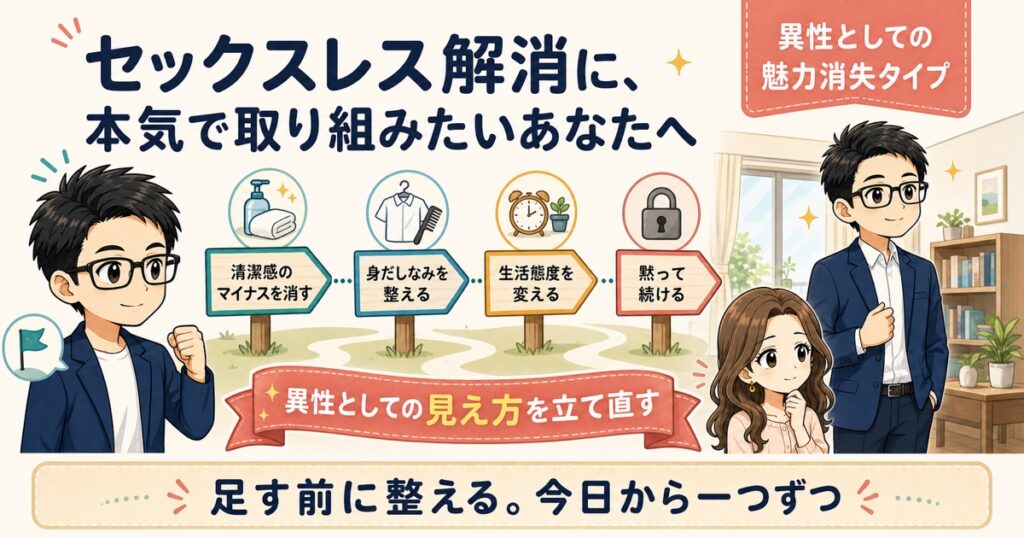 セックスレス解消に、本気で取り組みたいあなたへ